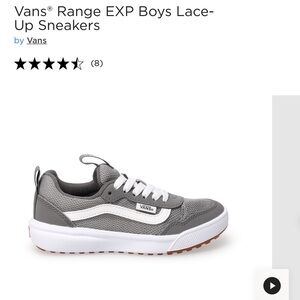 Vans Kids Sneakers in Gray and White